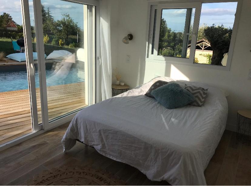 Chambre Independante Dans Pool House Le Mas-d'Agenais Экстерьер фото